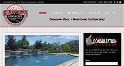 Desktop Screenshot of customlandscapeservices.com